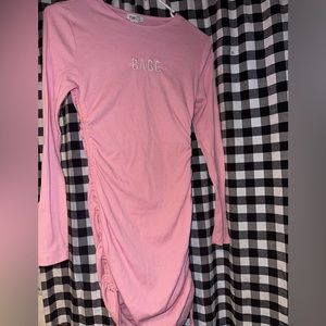 XS pink BABE Rue 21 dress